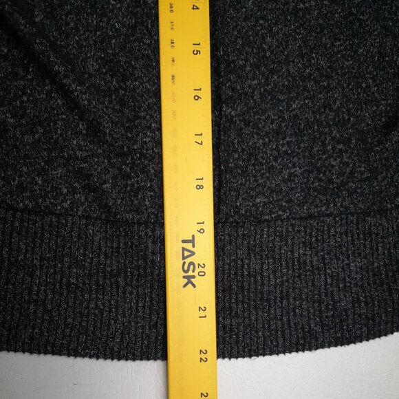 Cleo Ladies Size XS Black with Specs of Grey Lightweight Cowl Neck Sweater - Picture 9 of 9